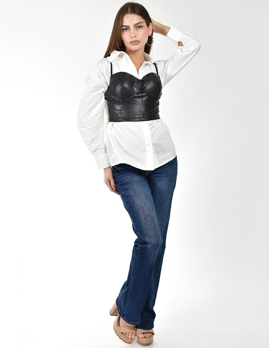 Top escote corazón tirante delgado 5