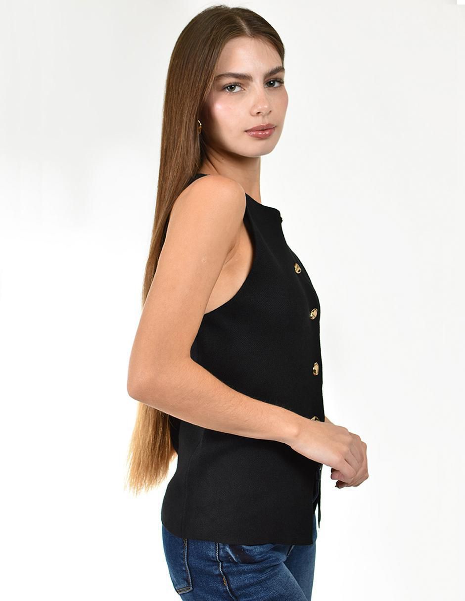 Blusa sin manga para mujer 2