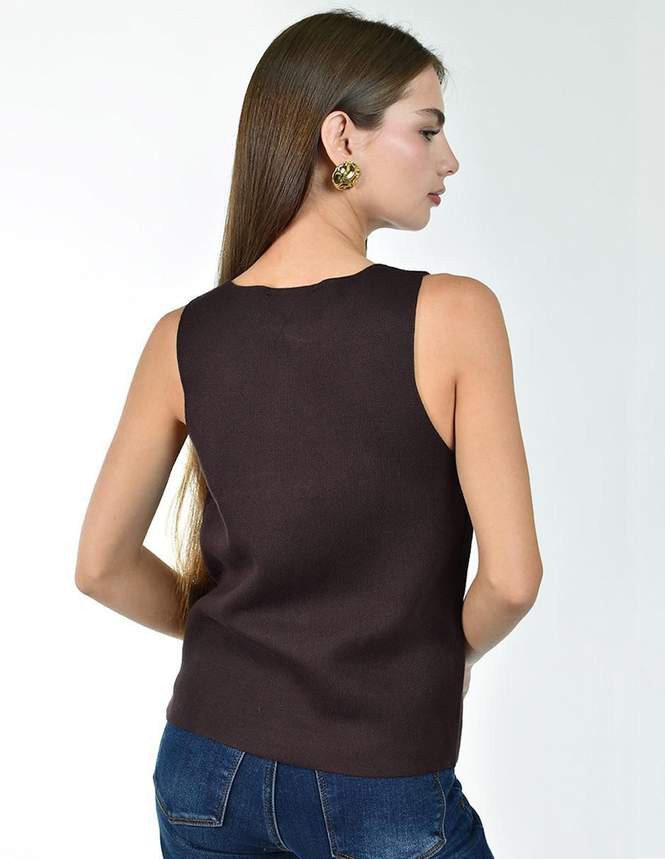 Blusa sin manga para mujer 3
