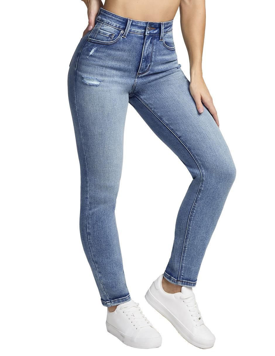 Jeans skinny cintura alta Sexy Siluette para mujer