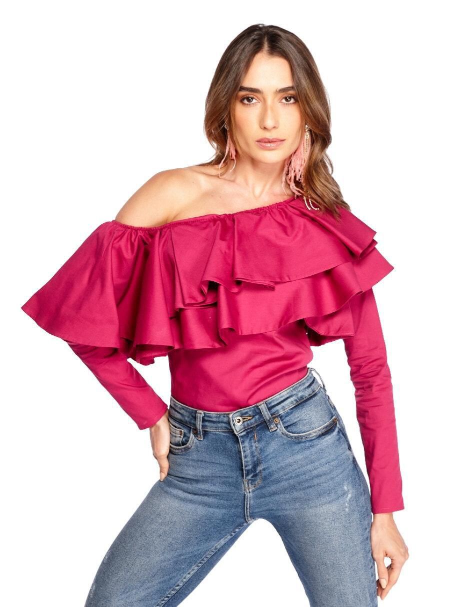 Blusa manga larga para mujer