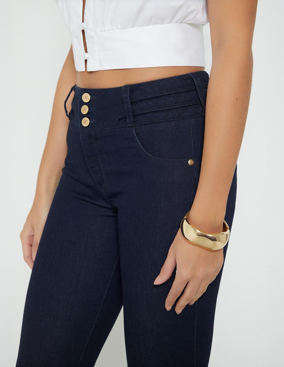 Jeans ultra slim cintura Estocolmo para mujer