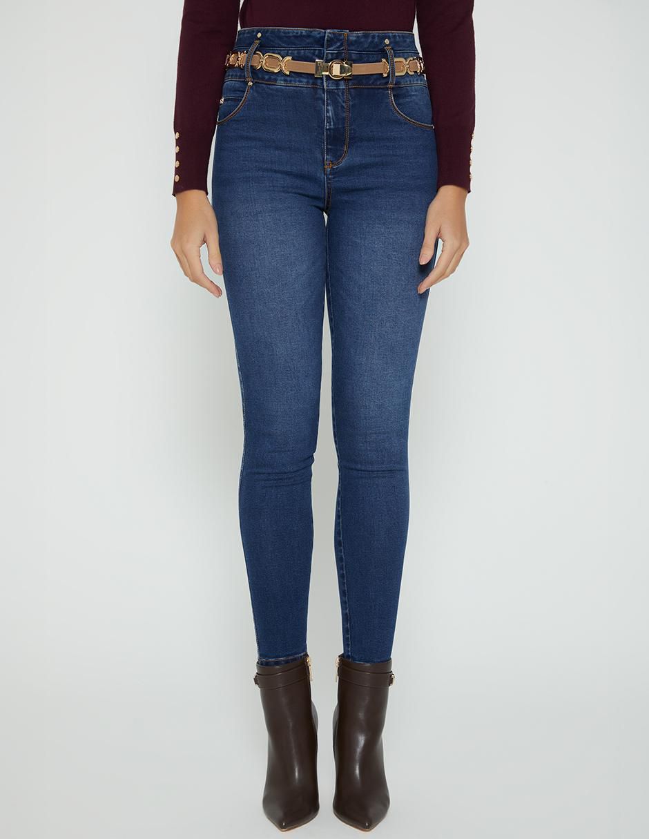 Jeans ultra slim cintura Estocolmo para mujer