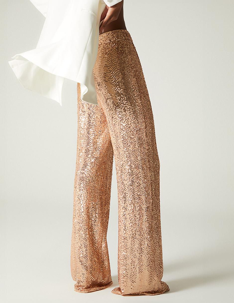Pantalón relaxed palazzo para mujer 2