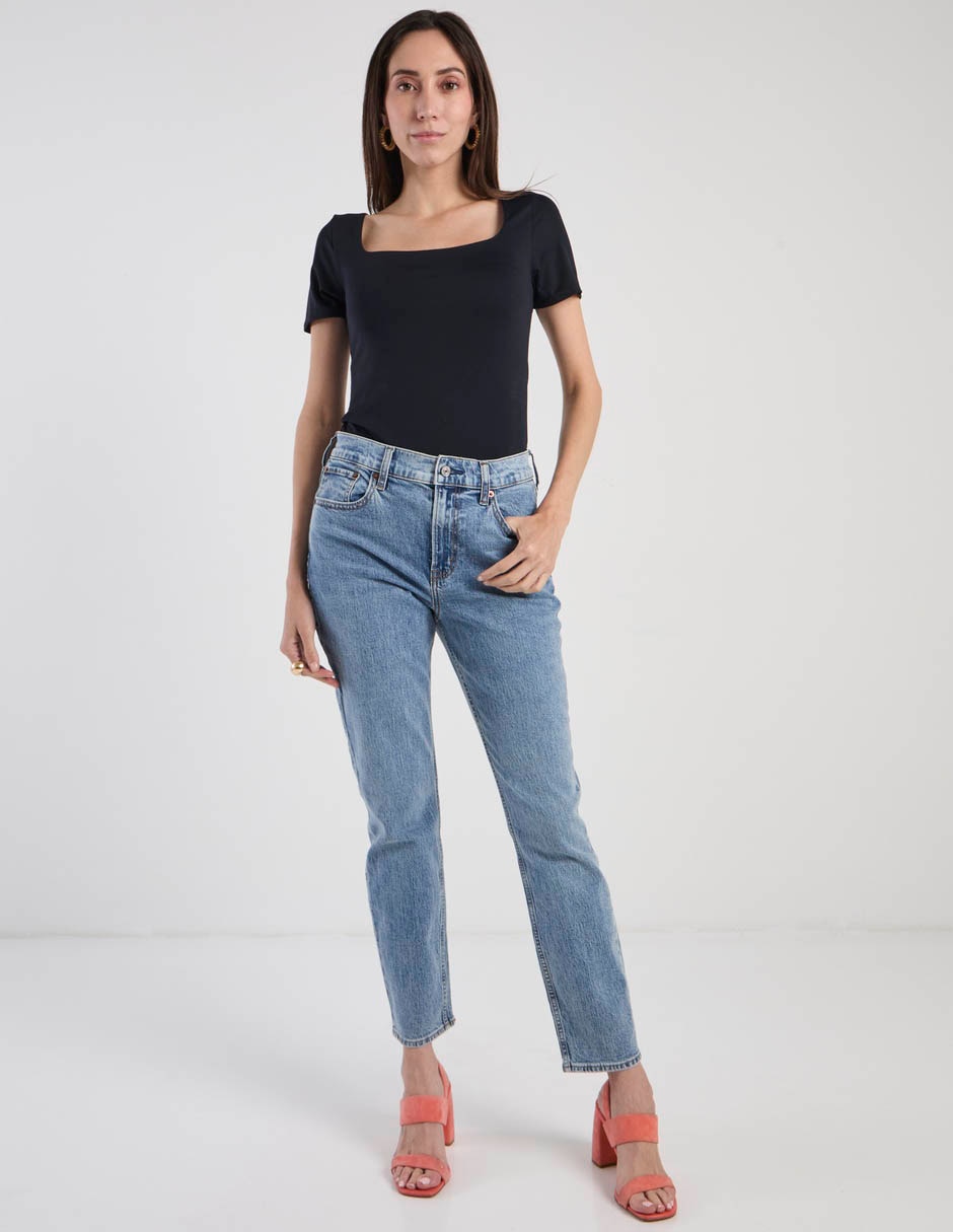 Jeans skinny cintura alta para mujer 2
