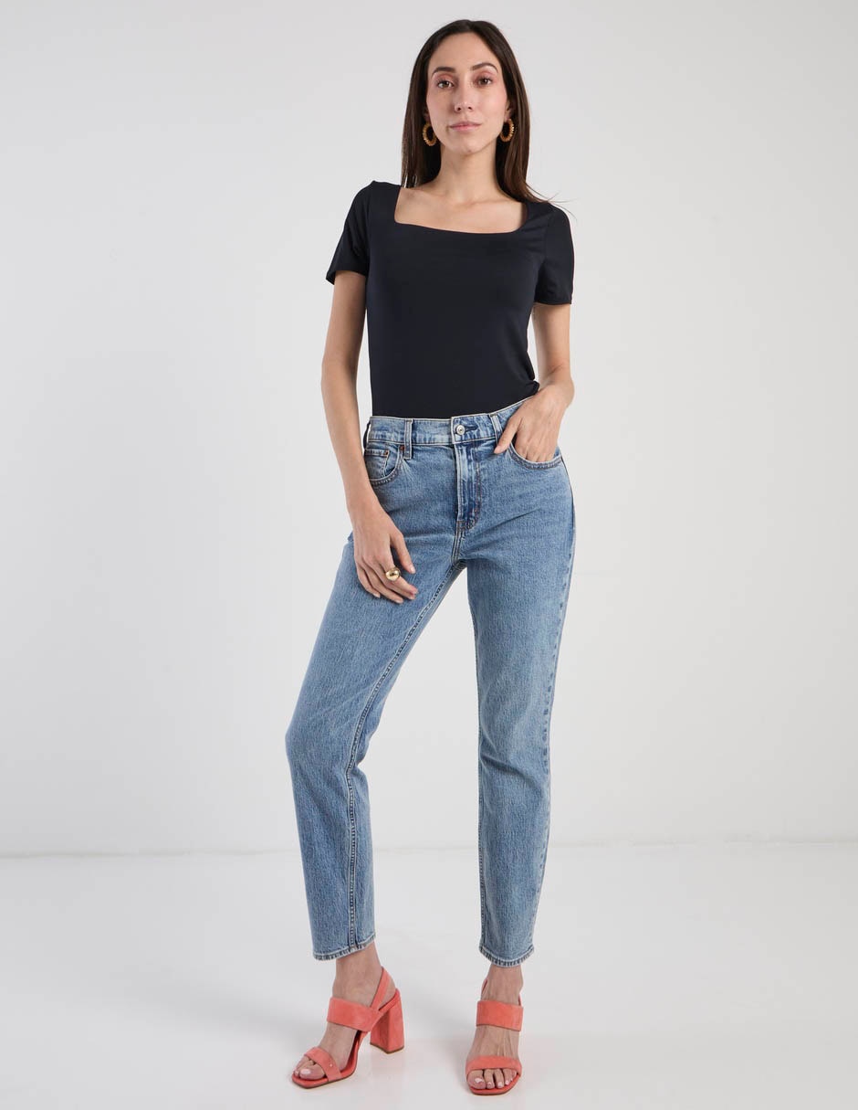 Jeans skinny cintura alta para mujer 3