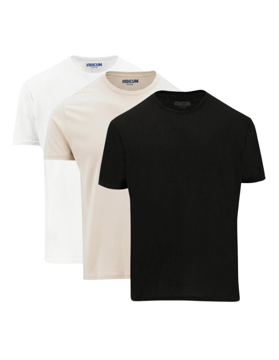 Set playera manga corta cuello redondo para mujer