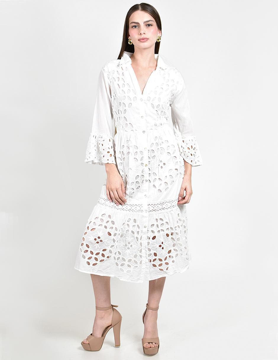 Vestido midi casual para mujer 5
