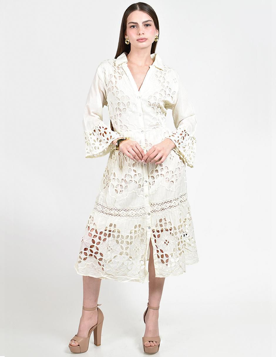 Vestido midi casual para mujer