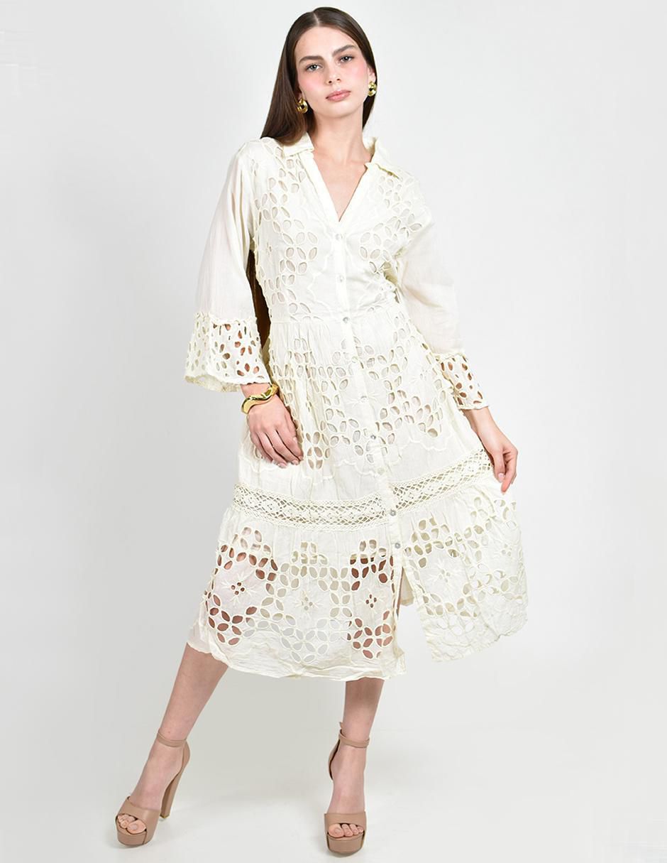 Vestido midi casual para mujer 4