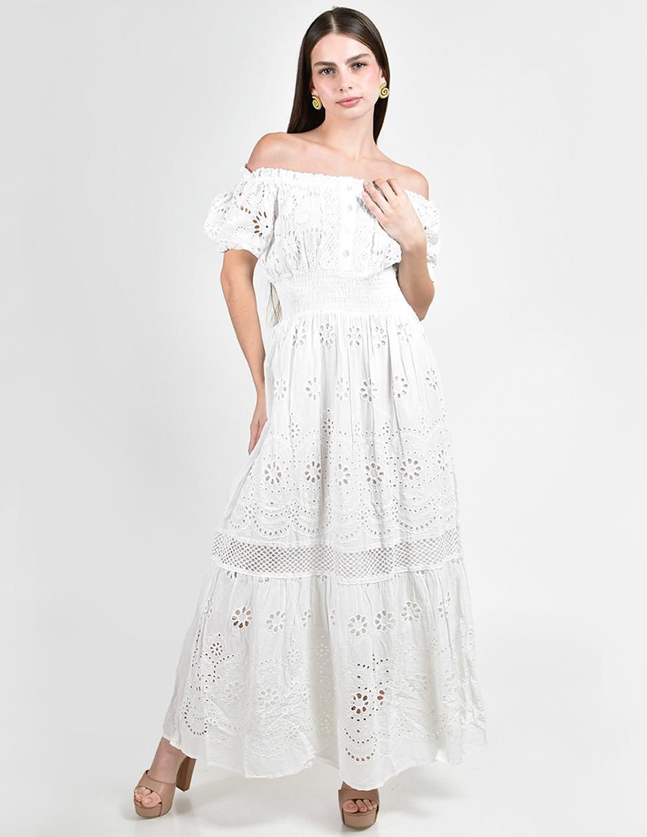 Vestido largo casual para mujer 5
