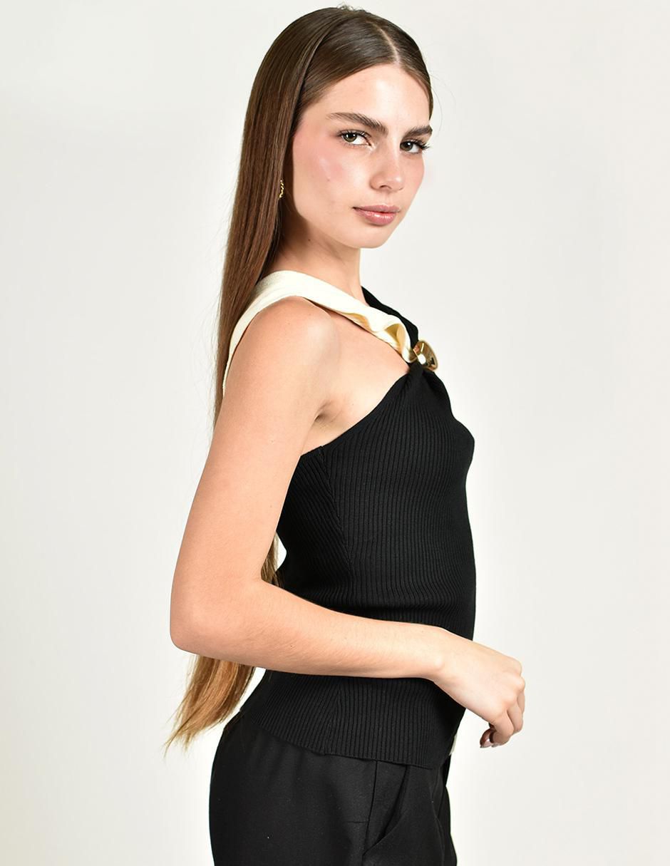 Blusa sin manga para mujer 2