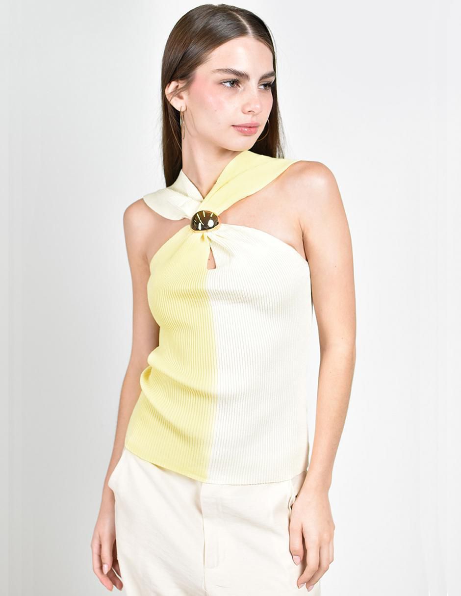 Blusa sin manga para mujer 5