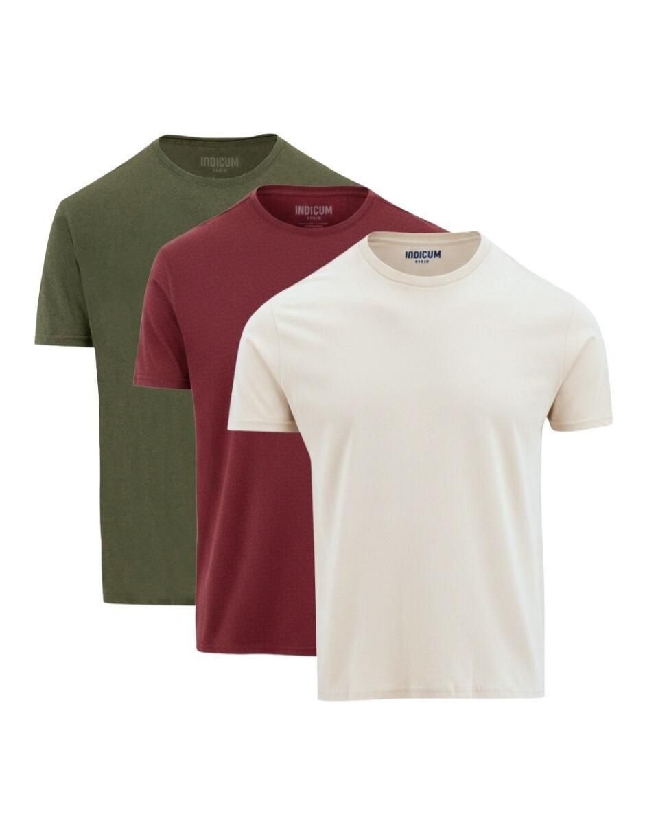 Set playera manga corta cuello redondo para mujer