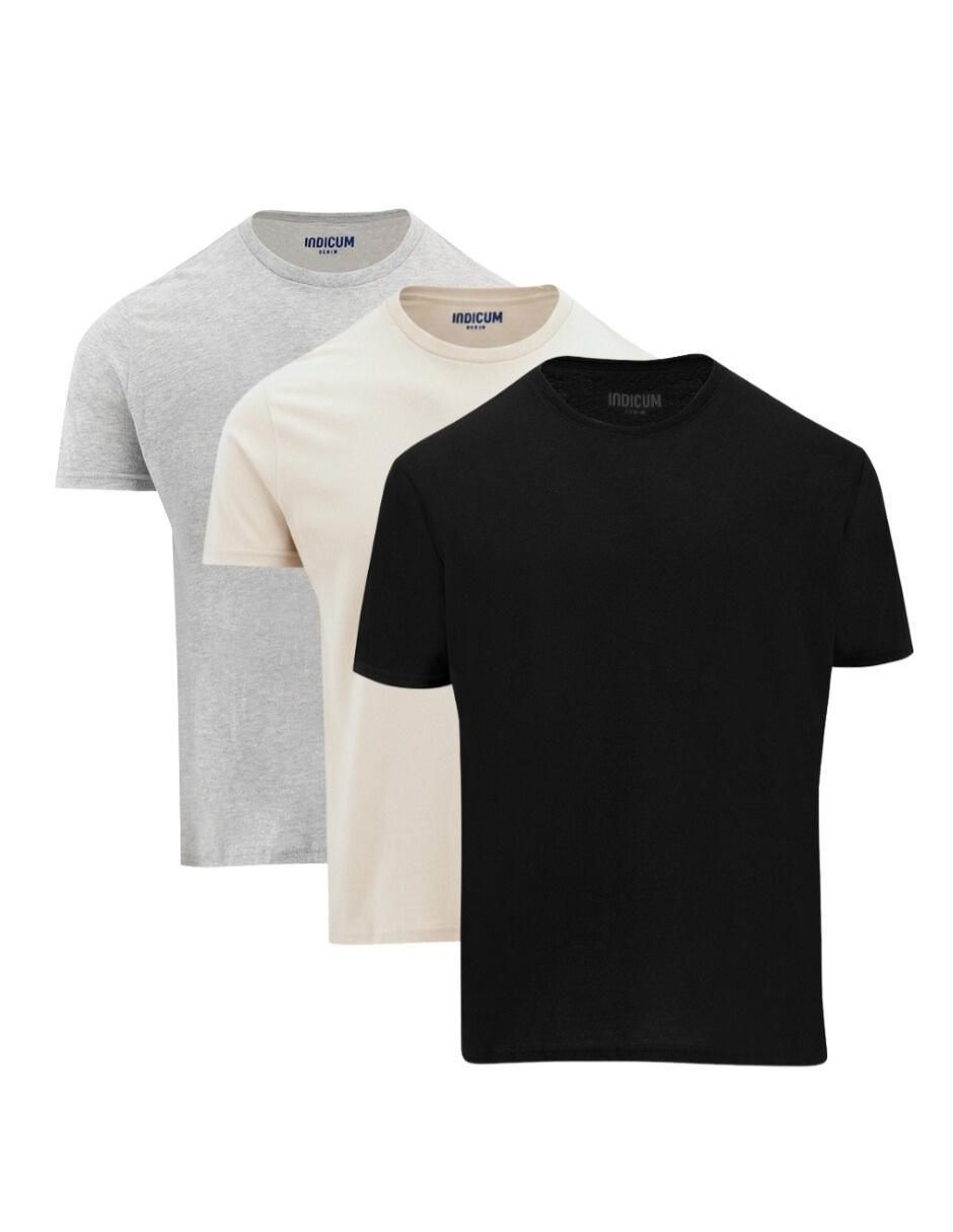 Set playera manga corta cuello redondo para mujer