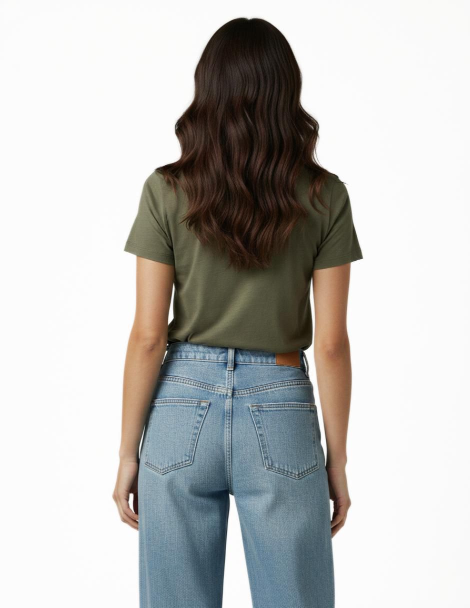 Set playera manga corta cuello redondo para mujer 7