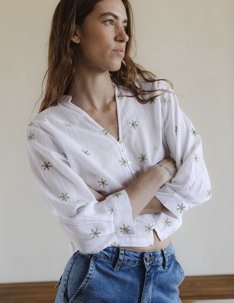 Blusa manga 3/4 para mujer 3