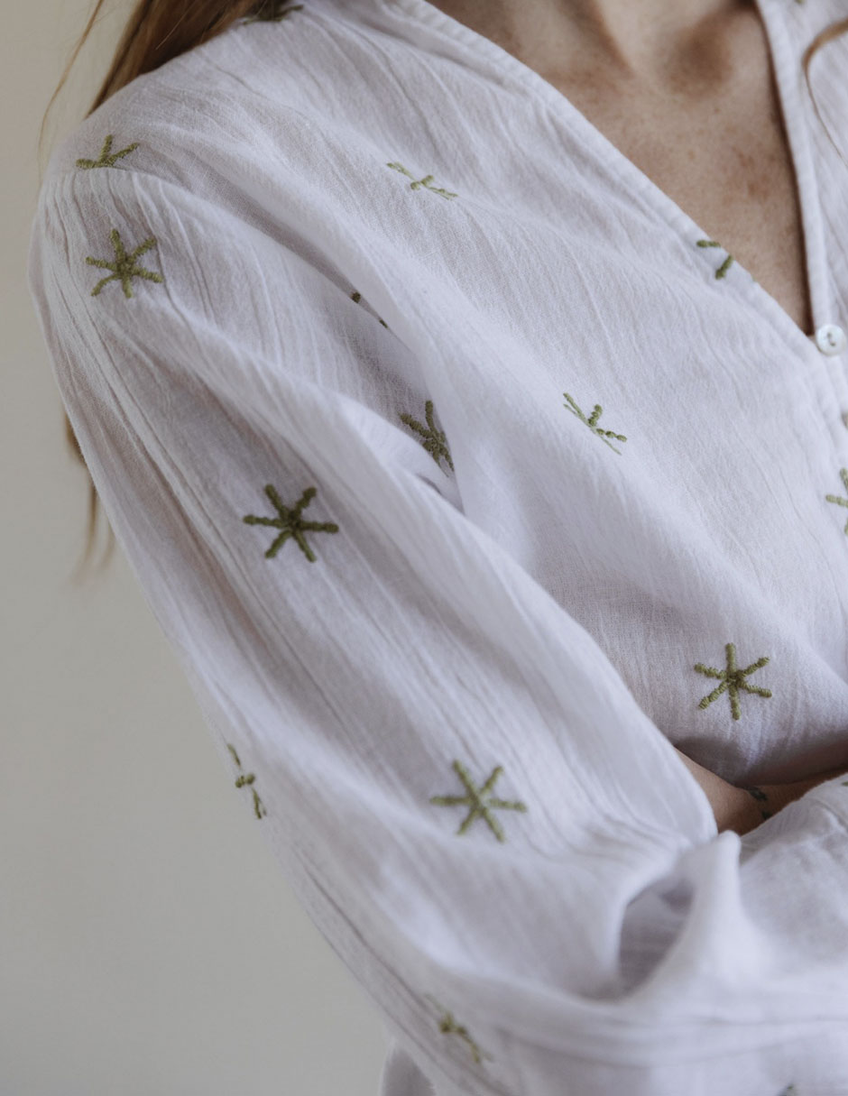 Blusa manga 3/4 para mujer 6
