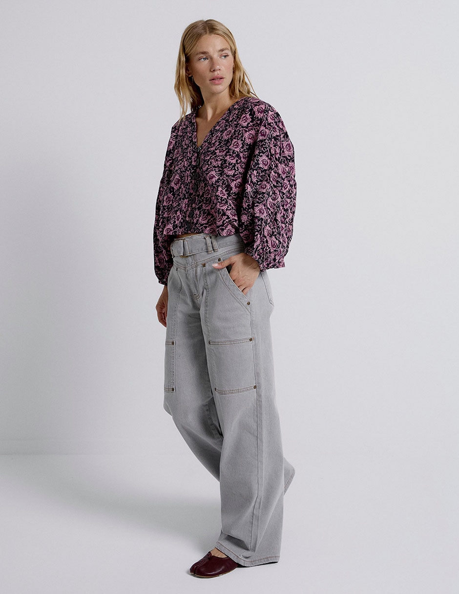 Blusa manga larga para mujer 3