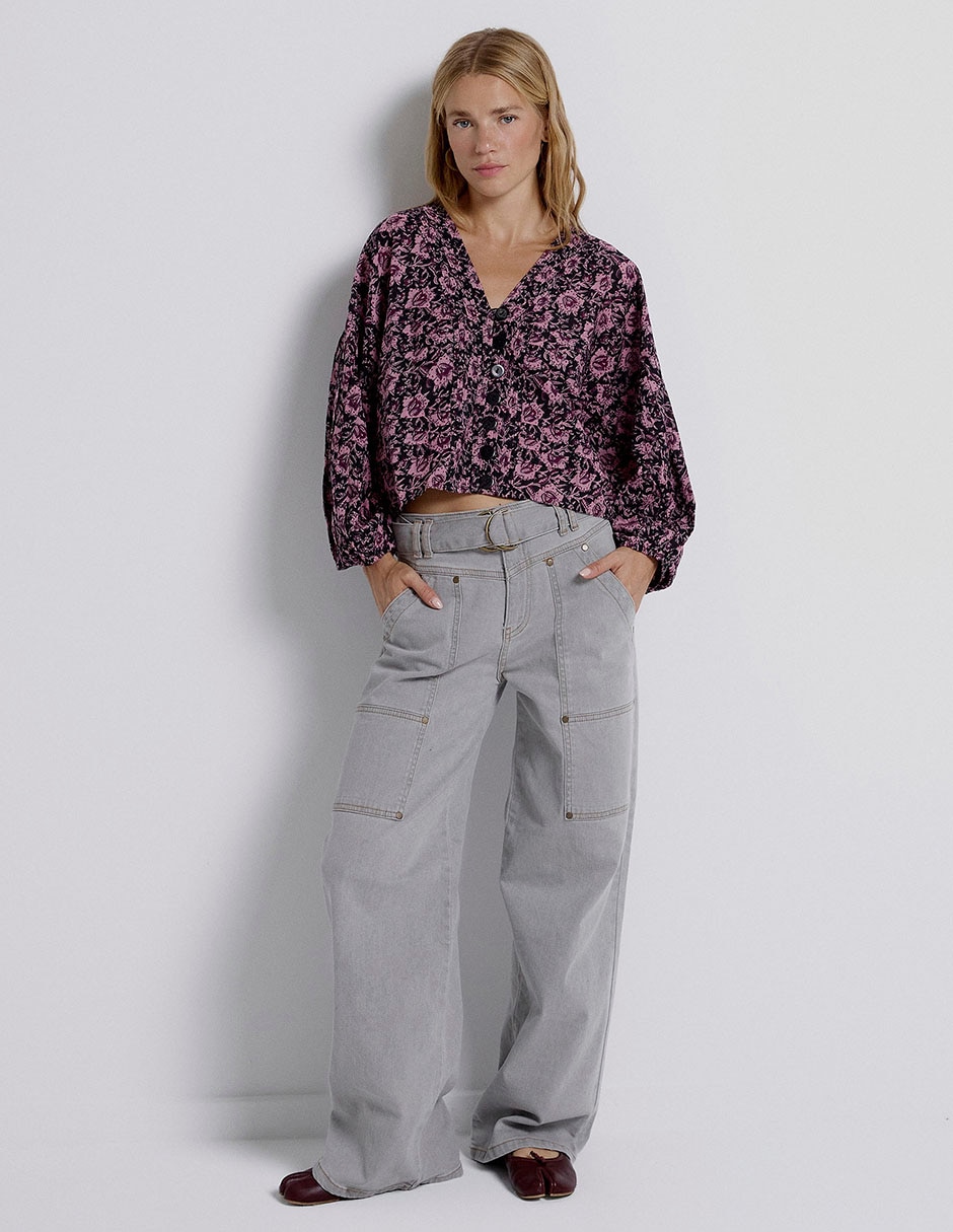 Blusa manga larga para mujer 5