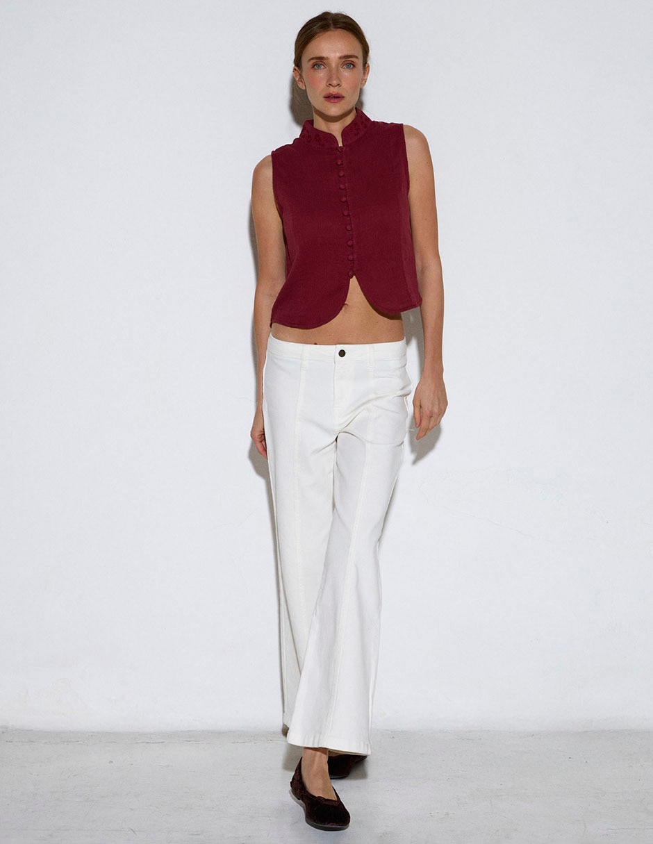 Top cuello mao 5