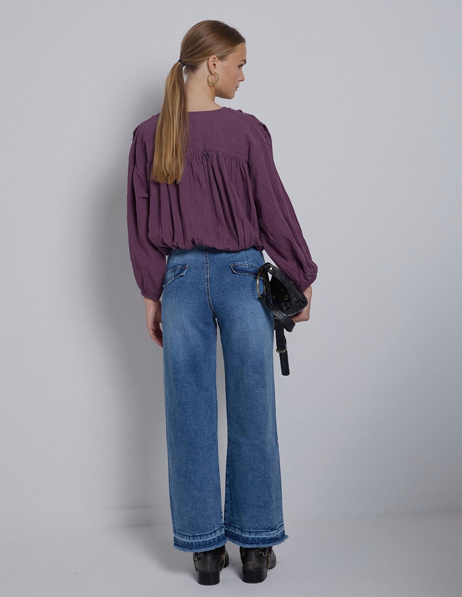 Blusa manga larga para mujer 2
