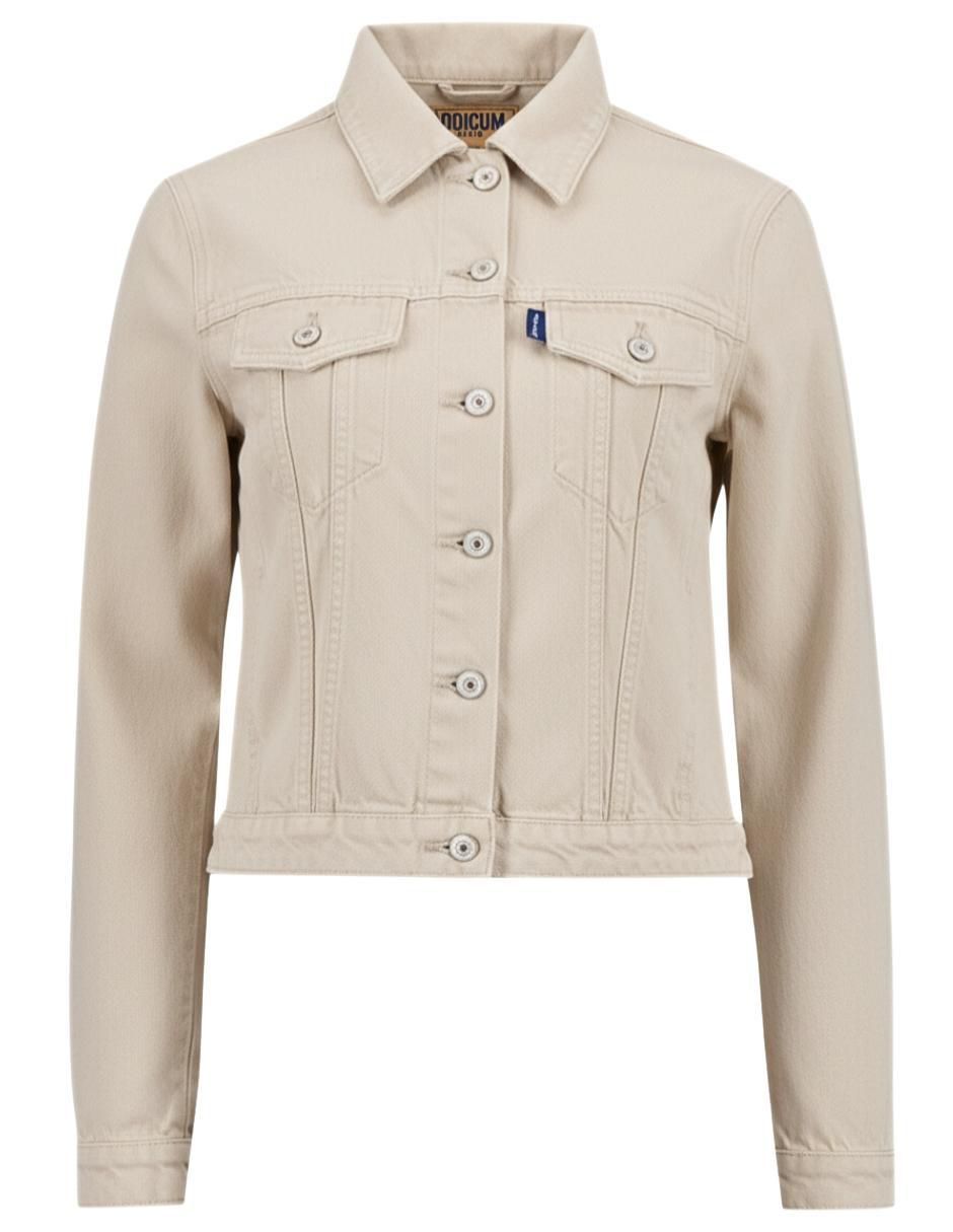 Chamarra denim de mezclilla para mujer 4