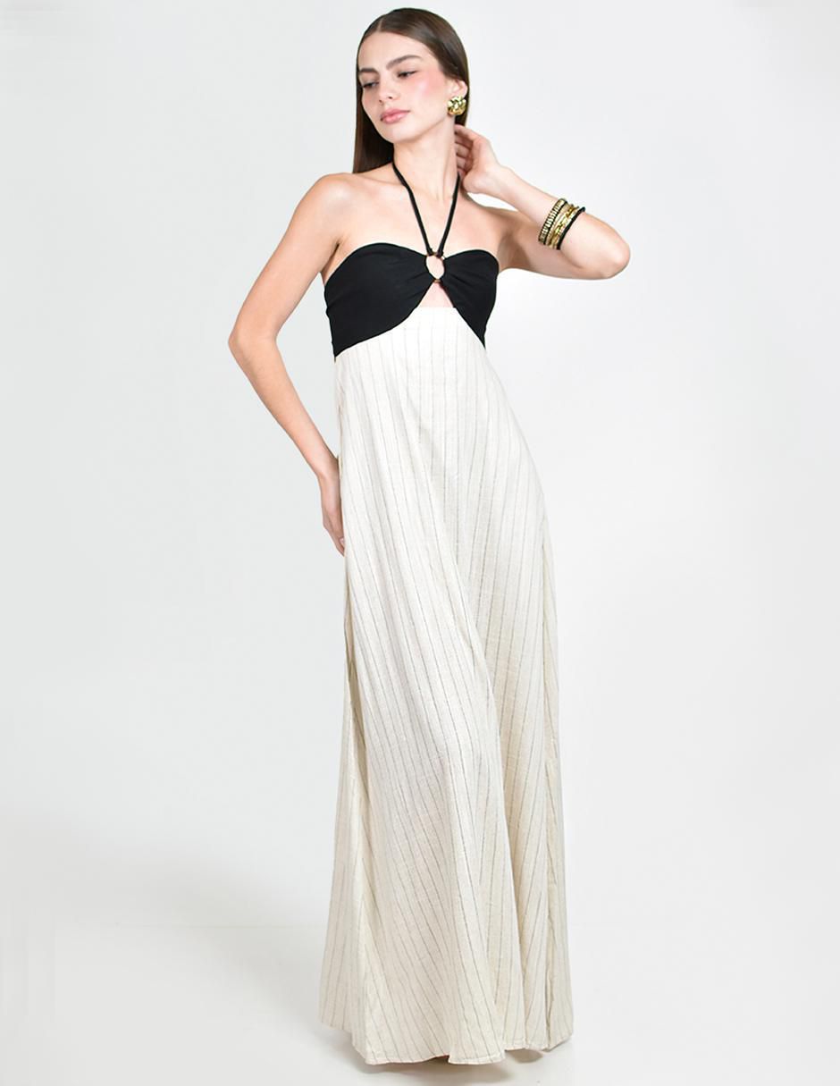 Vestido largo casual para mujer