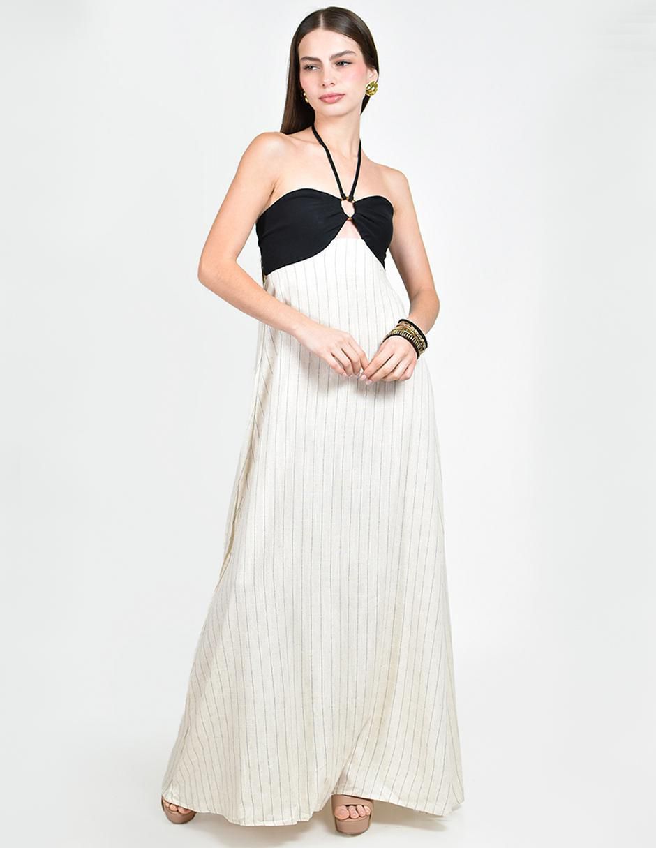 Vestido largo casual para mujer 5