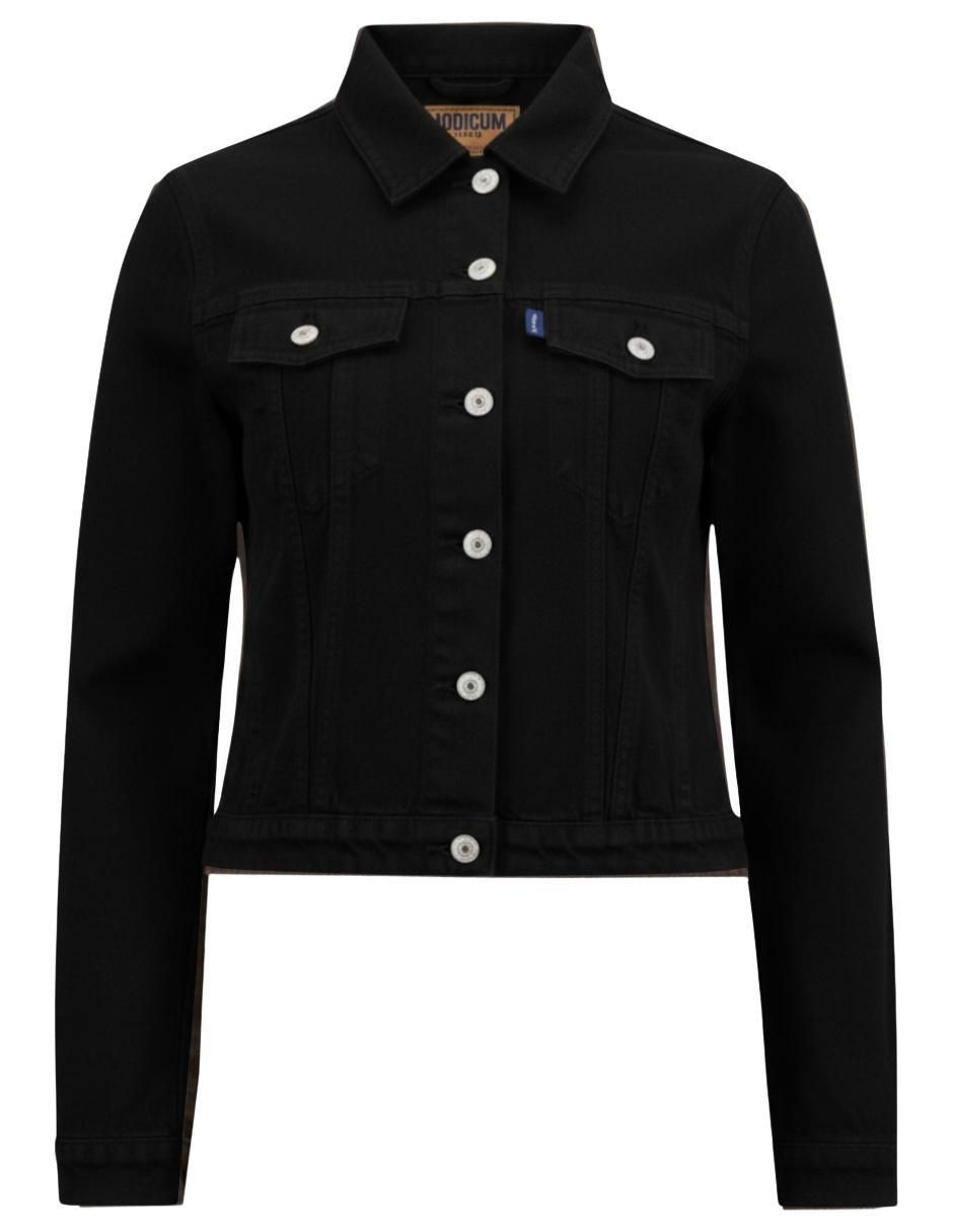 Chamarra denim de mezclilla para mujer 5