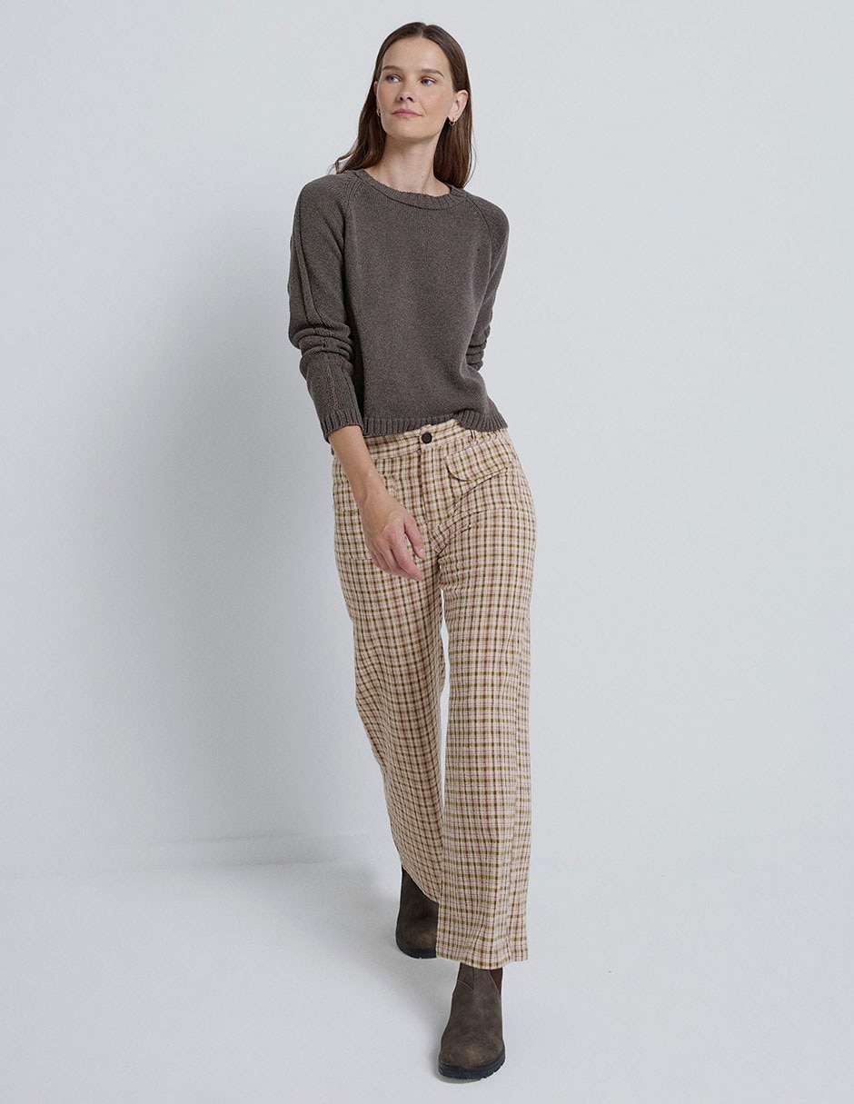 Pantalón amplio para mujer 4