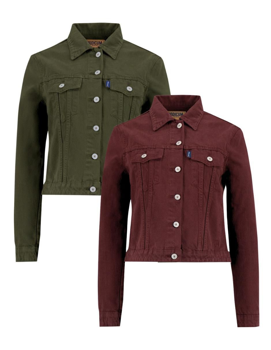 Set chamarra denim de mezclilla para mujer
