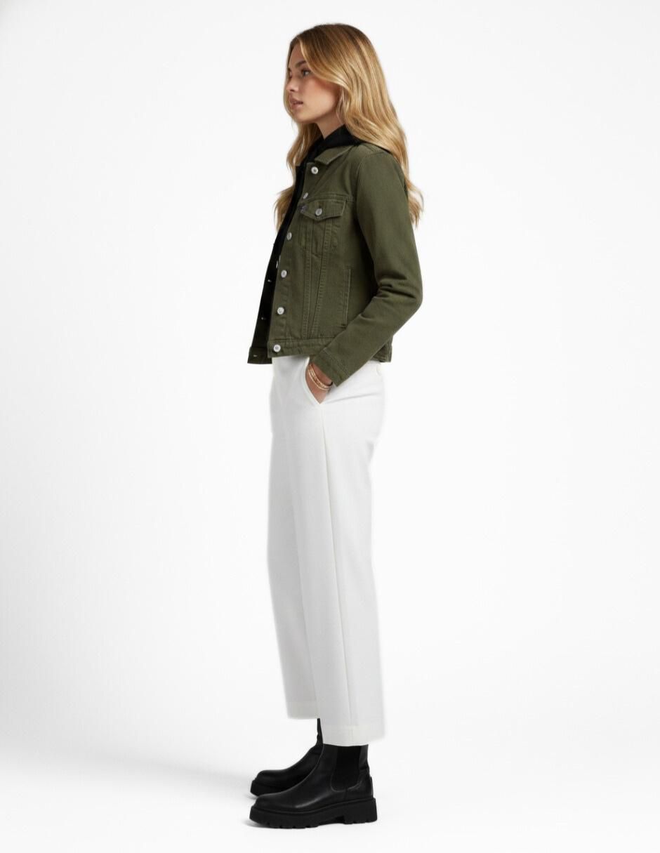 Set chamarra denim de mezclilla para mujer 10