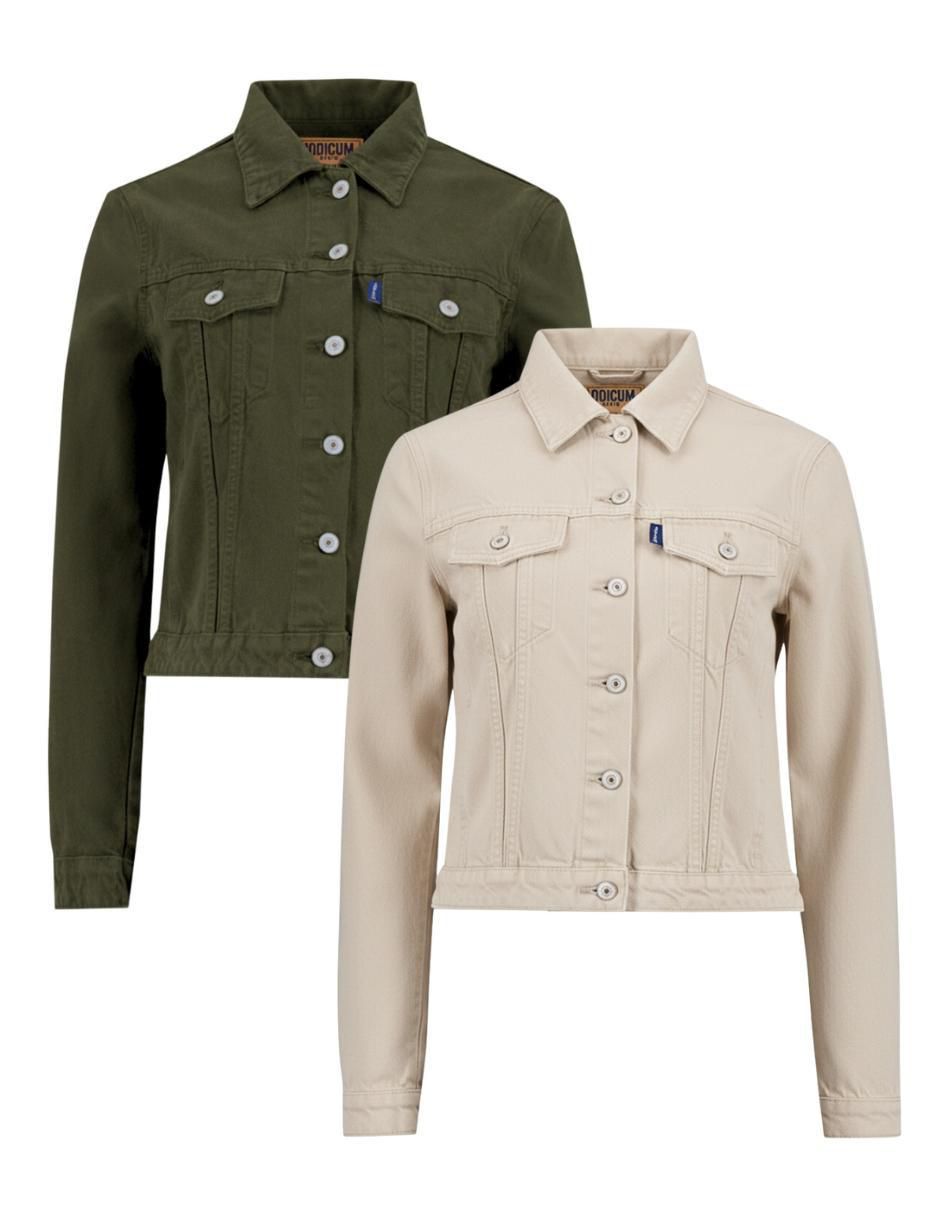 Set chamarra denim de mezclilla para mujer