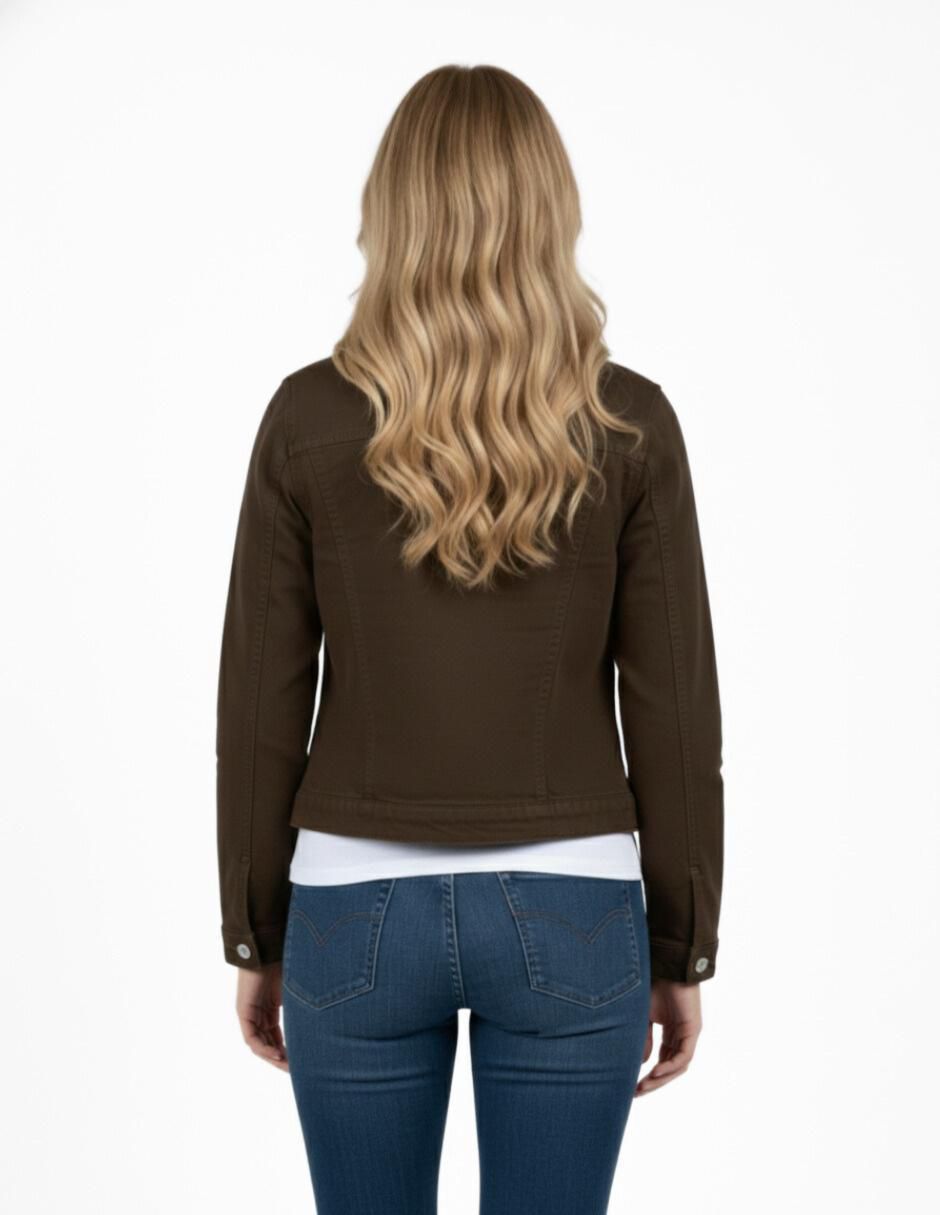 Set chamarra denim de mezclilla para mujer 7