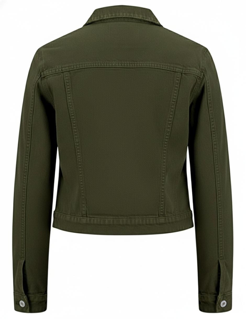 Chamarra denim de mezclilla para mujer 2