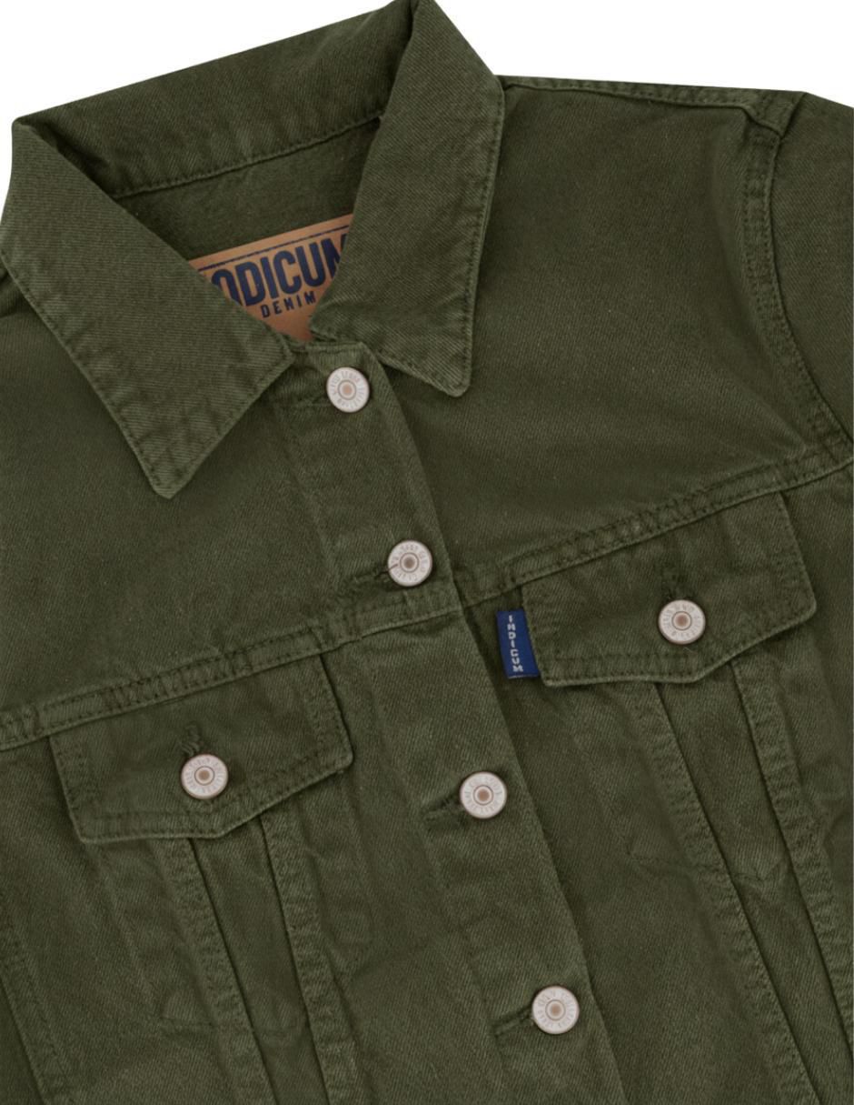 Chamarra denim de mezclilla para mujer 4