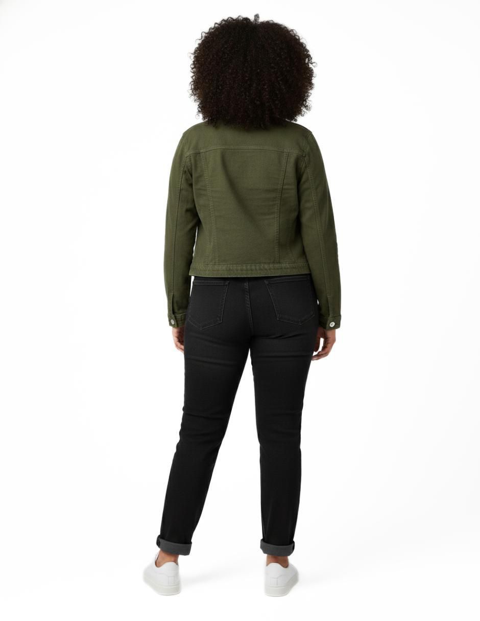 Chamarra denim de mezclilla para mujer 6