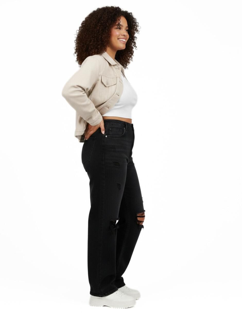 Chamarra denim de mezclilla para mujer 6