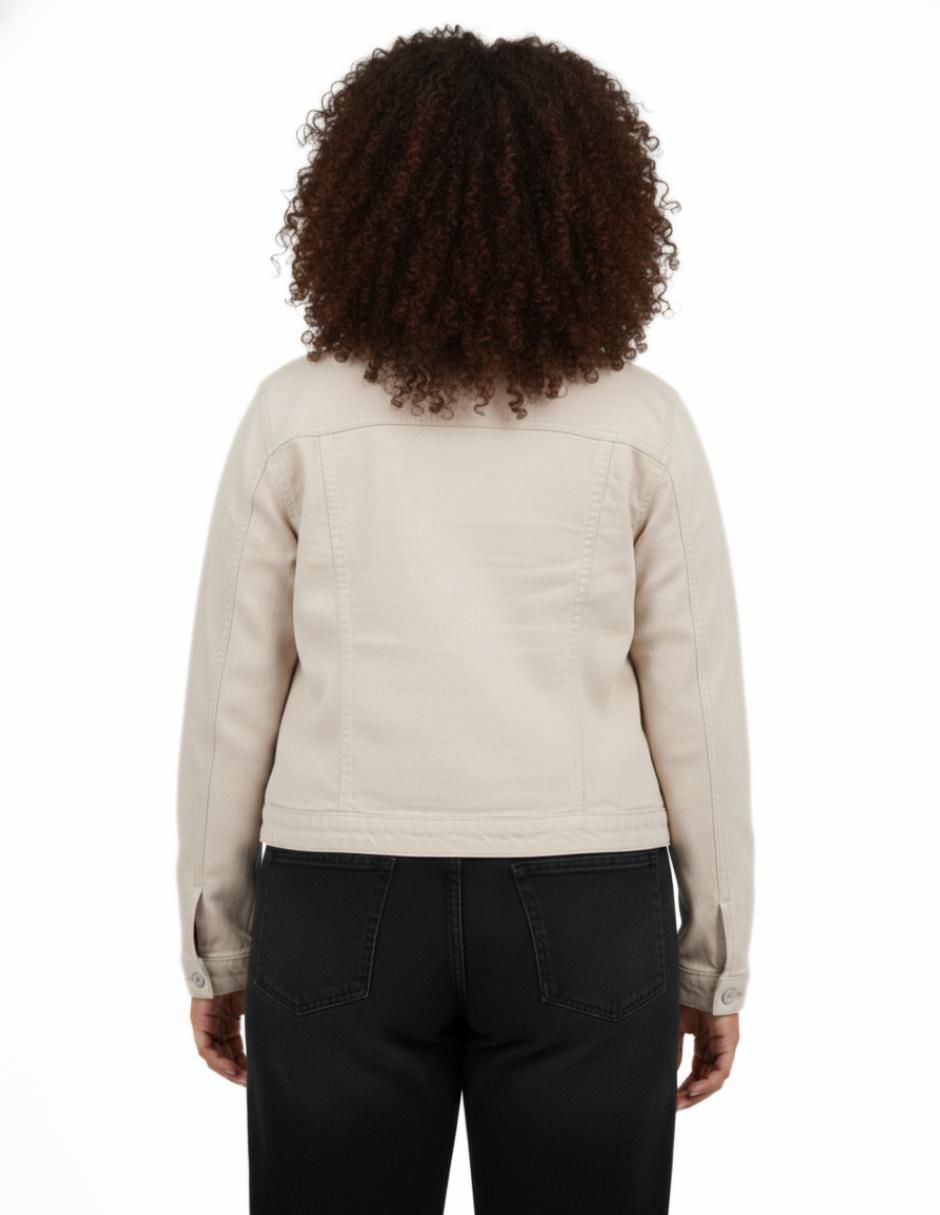 Chamarra denim de mezclilla para mujer 7