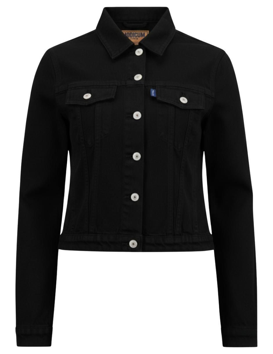 Chamarra denim de mezclilla para mujer 4