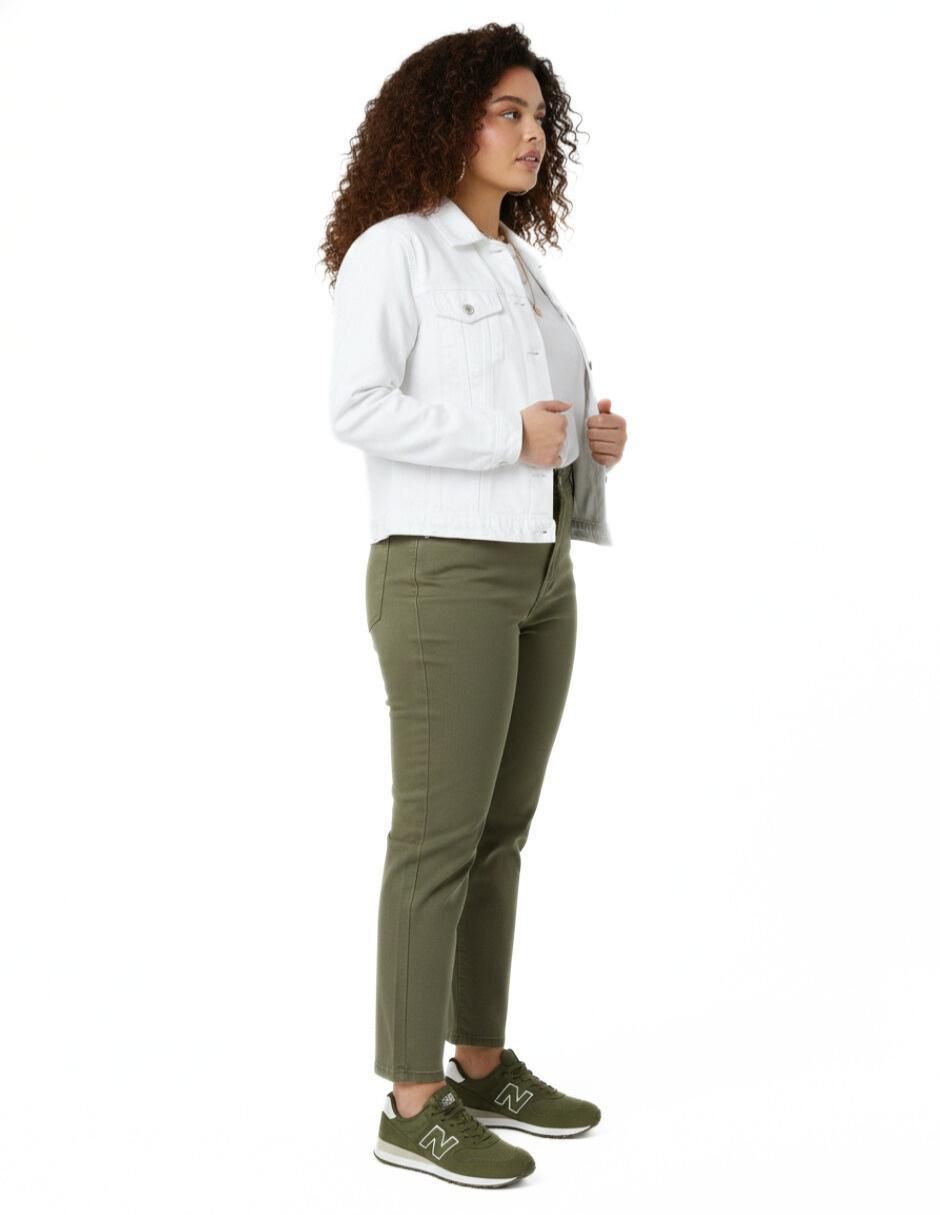 Chamarra denim de mezclilla para mujer 6