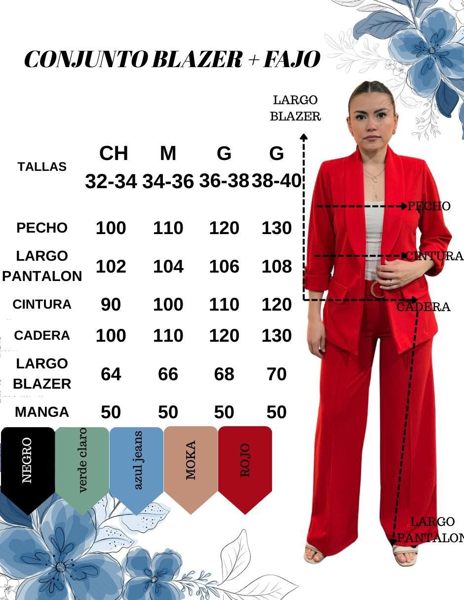 Conjunto casual yaretni moda no aplica "de" poliéster y elastano "para" no aplica mujer