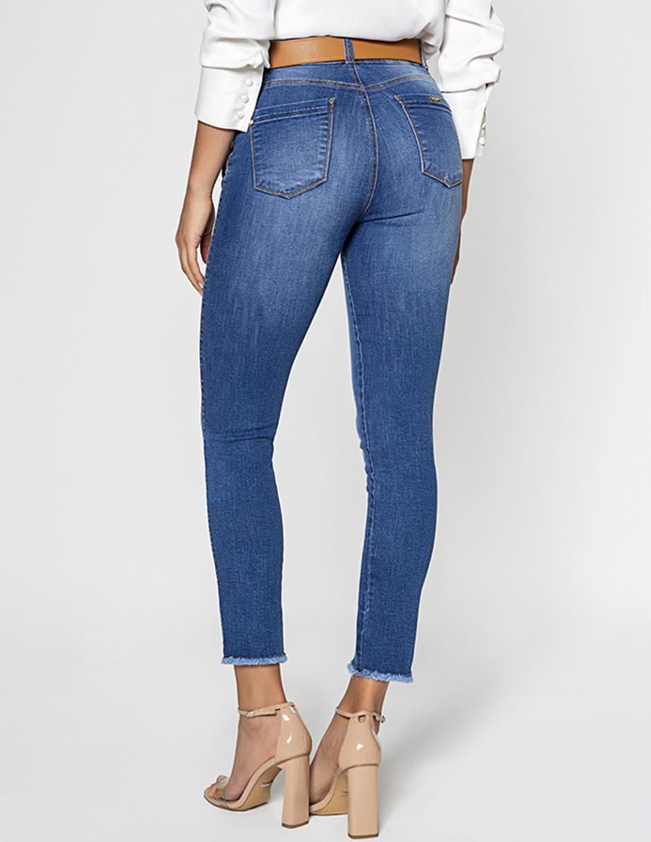 Jeans skinny cintura Akora para mujer 2