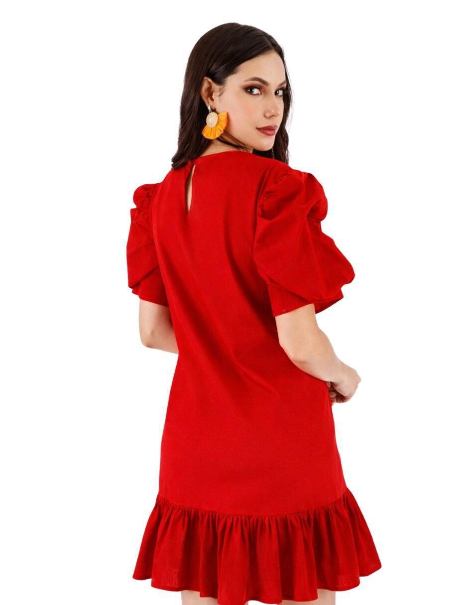 Vestido arriba de la rodilla casual para mujer 3
