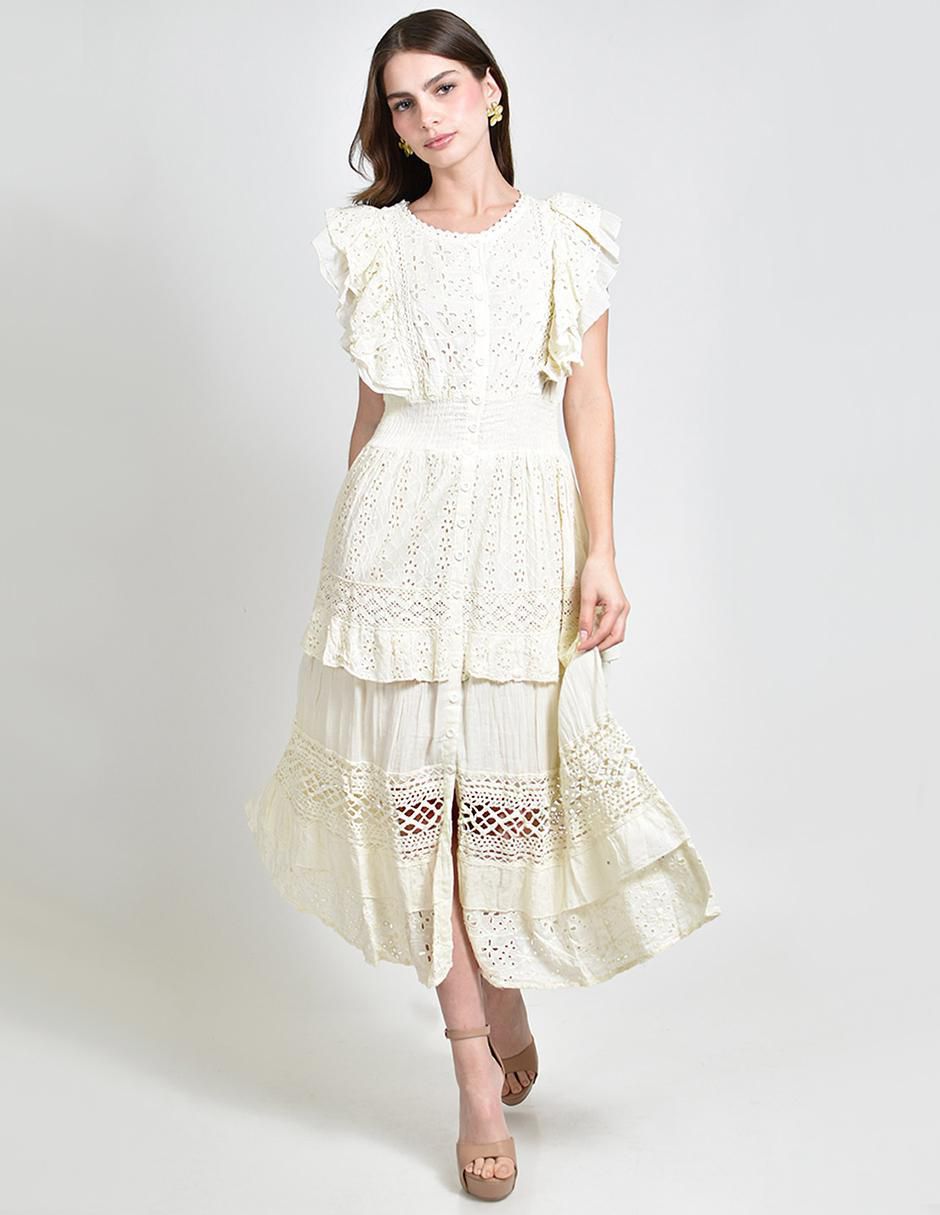 Vestido midi casual para mujer Vestido midi casual para mujer