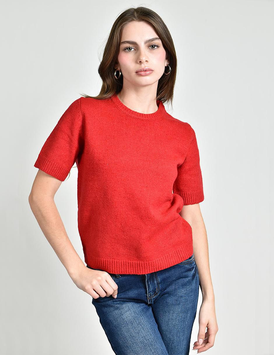 Blusa manga corta para mujer