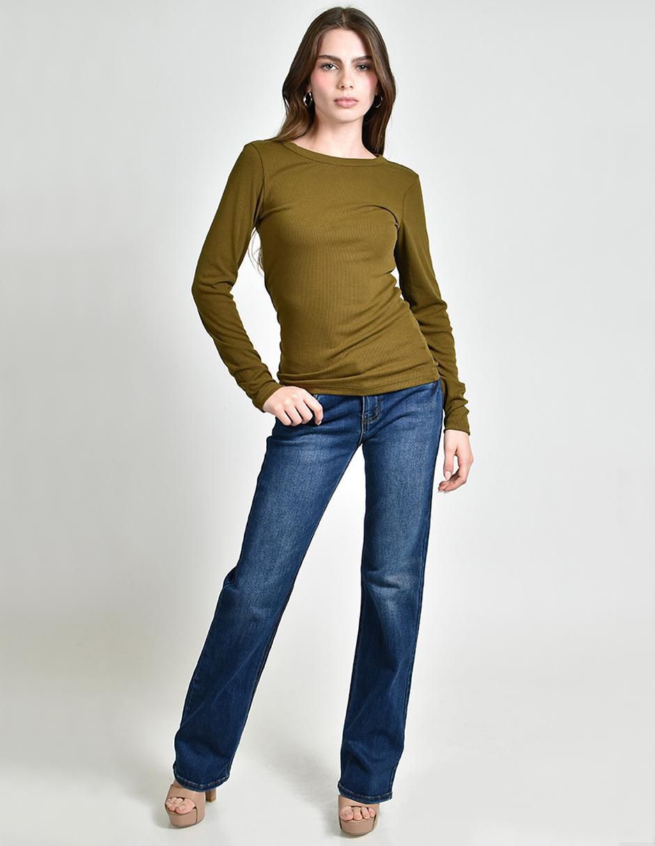 Blusa manga larga para mujer 4