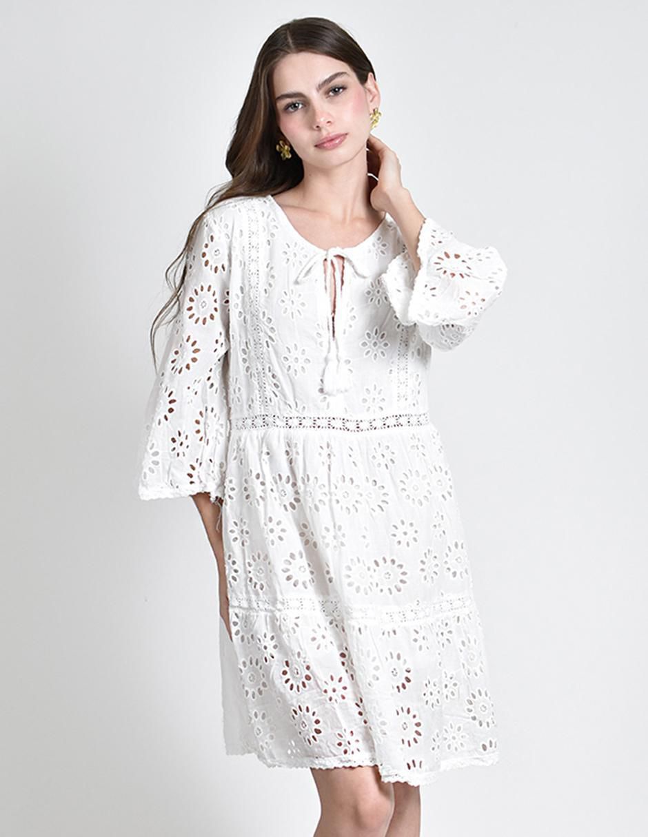 Vestido a la rodilla casual para mujer
