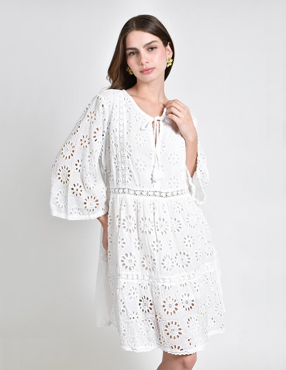 Vestido a la rodilla casual para mujer 4